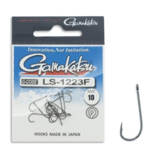 Hook Gamakatsu LS-1223F N / L Black # 10 13pcs 
