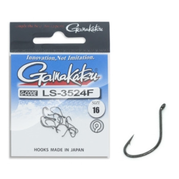 Крючок Gamakatsu LS-3524F N/L Black #16 13шт