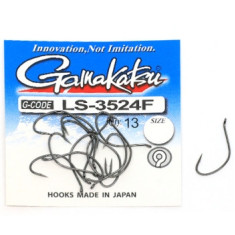 Hook Gamakatsu LS-3524F N / L Black # 12 13pcs