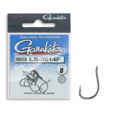 Hook Gamakatsu LS-3614F N / L Black # 8 9pcs
