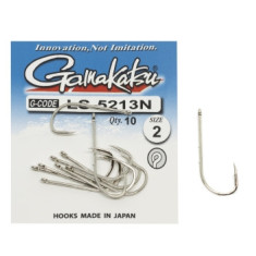 Hook Gamakatsu LS-5213N N / L Nickel # 1 9pcs 