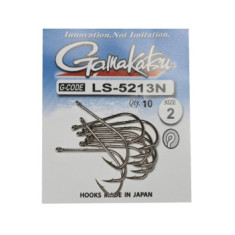 Hook Gamakatsu LS-5213N N / L Nickel # 2 10pcs 