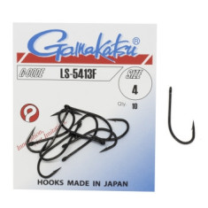 Hook Gamakatsu LS-5213N N / L Nickel # 4 12pcs 