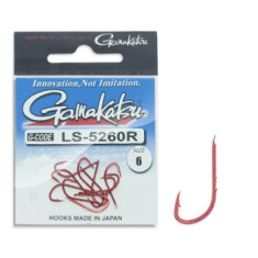 Hook Gamakatsu LS-5260R N / L Red # 6 11pcs