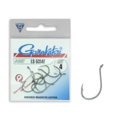 Hook Gamakatsu LS-5314F Black # 4 10pcs 