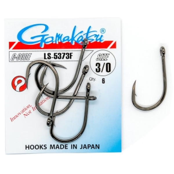 Крючок Gamakatsu LS-5373F Black #3/0 6шт