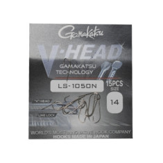 Hook Gamakatsu V-Head LS-1050N Nickel # 14 15pcs 