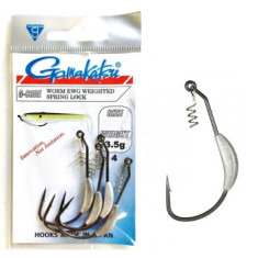 Gamakatsu Hook Offset Weighted Superline Spring-Lock 5.25gr # 5/0 4pcs