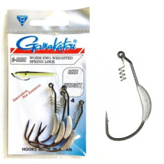 Gamakatsu Hook Offset Weighted Superline Spring-Lock 7gr # 6/0 4pcs
