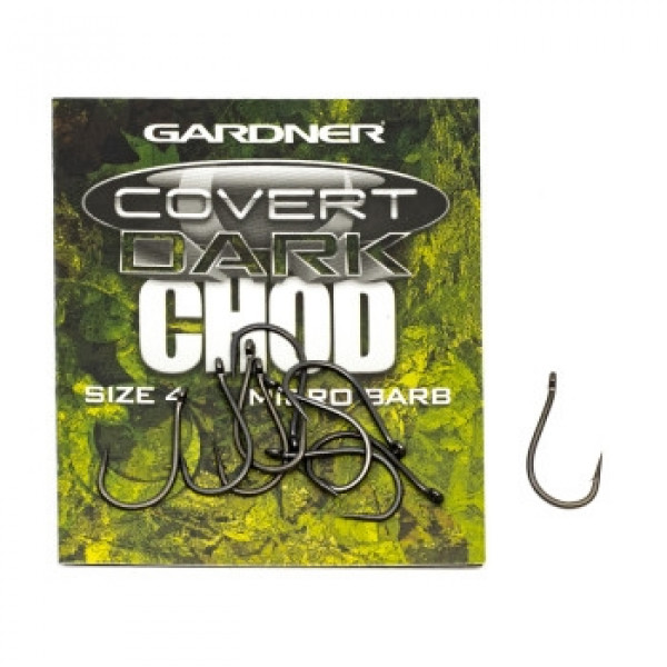 Крючки Gardner Covert Dark Chod Hooks Barbed №4