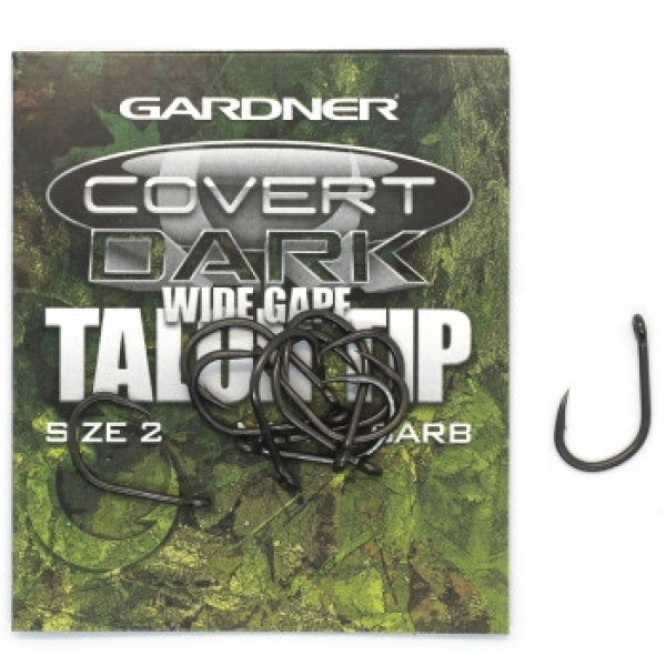 Гачки Gardner Covert Dark Wide Gape Talon Tip Hooks Barbed №2