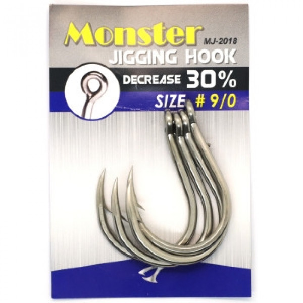 Гачки Jigging Master 2018 heavy Monster Jigging Hook #9/0 4pcs