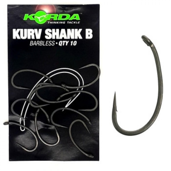 Крючок Korda Kurv Shank Hook №1