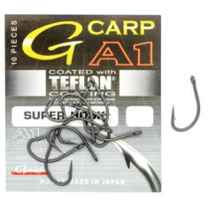Hook Gamakatsu A1 G-Carp Super Hook PTFE coating Gray # 6 10pcs