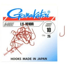 Hook Gamakatsu LS-1010R Red # 10 25pcs 