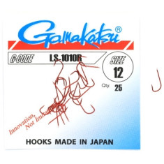 Hook Gamakatsu LS-1010R Red # 12 25pcs 