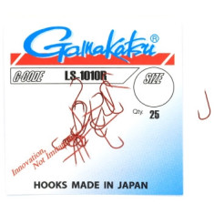 Hook Gamakatsu LS-1010R Red # 14 25pcs 
