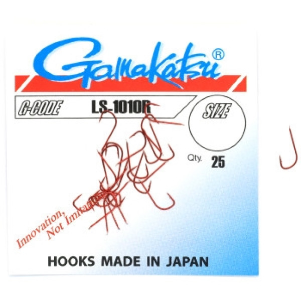 Крючок Gamakatsu LS-1010R Red #16 25шт