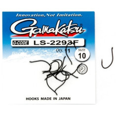 Hook Gamakatsu LS-2293F N / L Black # 10 11pcs