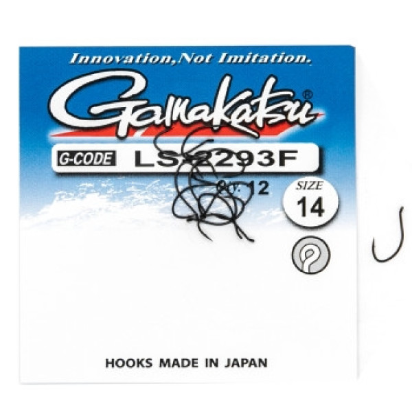 Крючок Gamakatsu LS-2293F N/L Black #14 12шт