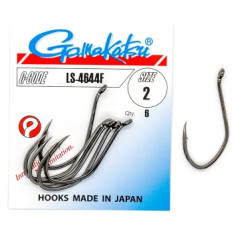 Hook Gamakatsu LS-4644F Black # 2 6pcs 