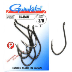 Hook Gamakatsu LS-4644F Black # 3/0 6pcs 