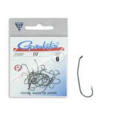Hook Gamakatsu F17 Black # 6 25pcs