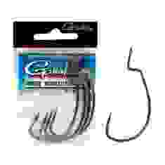 Крючок Gamakatsu офсетный Worm 323 Monster Black #7/0 4шт
