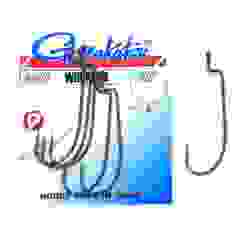 Крючок Gamakatsu офсетный Worm 34 Black #1 6шт