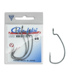 Offset hook Gamakatsu Worm Offset EWG NS Black # 4/0 5pcs