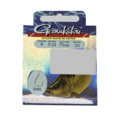 Hook Gamakatsu BKD-3320G Carp 75cm Gold # 10 10pcs 0.22mm