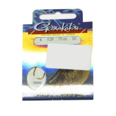 Hook Gamakatsu BKD-3320G Carp 75cm Gold # 4 10pcs 0.28mm