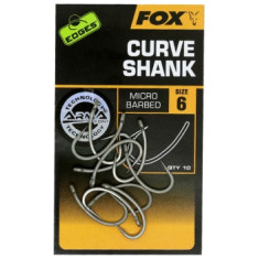 Гачки тефлонові Fox Edges Armpoint Curve shank size 6