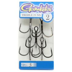 Gamakatsu Hook Treble 21 NS EWG Black # 2 5pcs