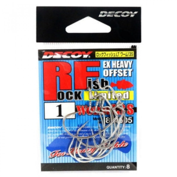 Крючок Decoy Worm 13S Rock fish Limited 1, 8шт