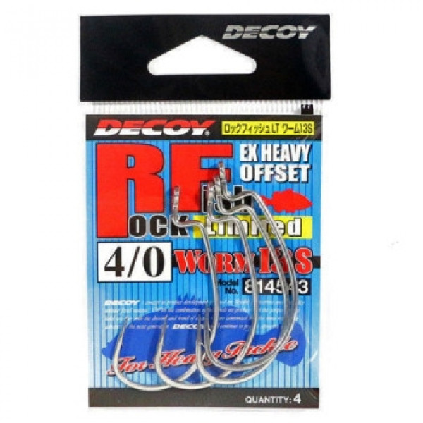 Крючок Decoy Worm 13S Rock fish Limited 4/0, 4шт