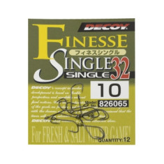 Decoy Single Hook 32 10, 12 pcs