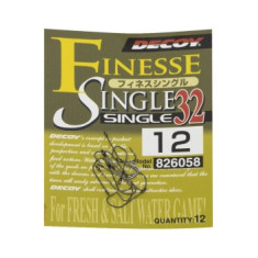 Decoy Single Hook 32 12, 12 pcs