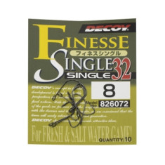 Decoy Single Hook 32 8, 10 pcs