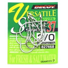 Decoy Single 37 Versatile Single 3/0 Hook, 7 pcs