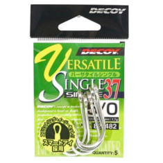 Decoy Single 37 Versatile Single 5/0 Hook, 5 pcs