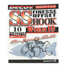 Decoy Worm 19 SS Hook 10, 10pcs