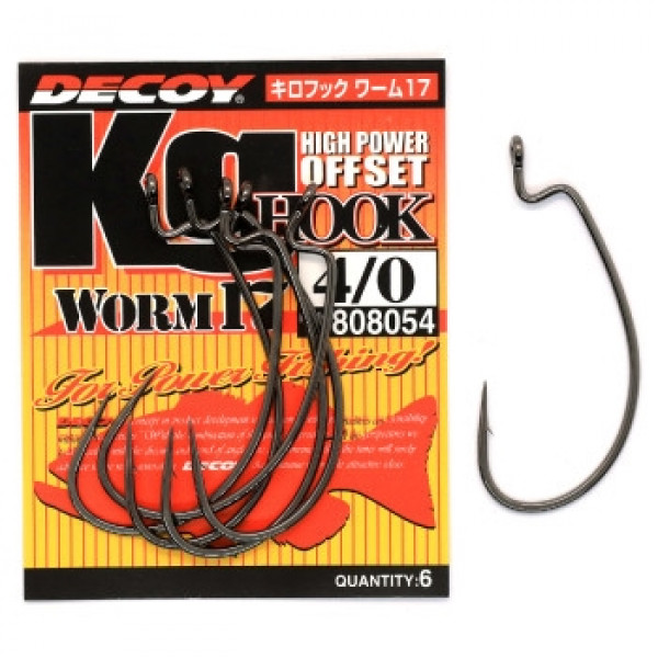 Гачок Decoy Worm17 Kg Hook #4/0 (6 шт/уп)