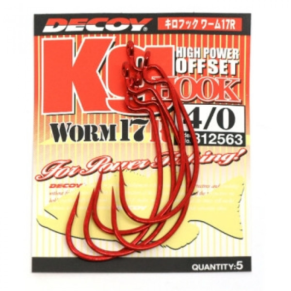 Гачок Decoy Worm17R Kg Hook R #4/0 (5 шт/уп)