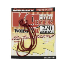 Decoy Worm17R Kg Hook R # 2/0 6 pcs / pack