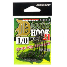 Decoy Worm 21 Digging Hook 1/0, 7pcs