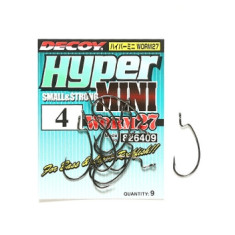 Hook Decoy Worm27 Hyper Mini #4 (9 pcs/pack)