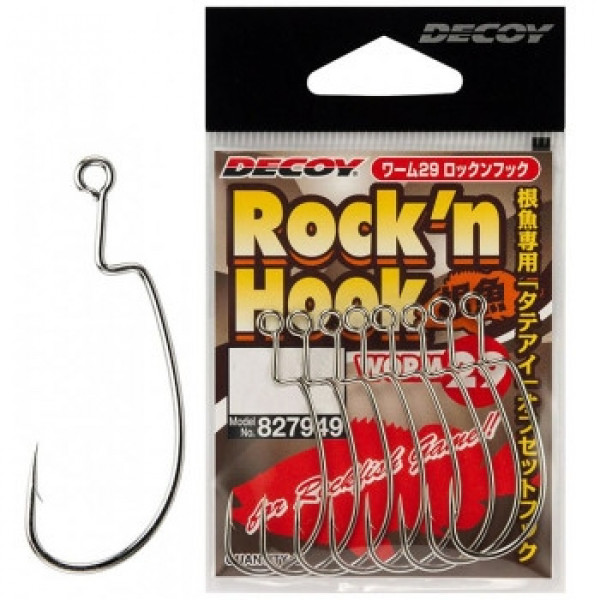 Крючок Decoy Worm29 Rockn Hook #1 (9 шт/уп)