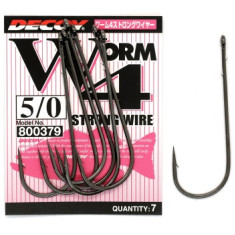 Decoy Worm 4 Strong Wire 5/0 Hook, 7pcs