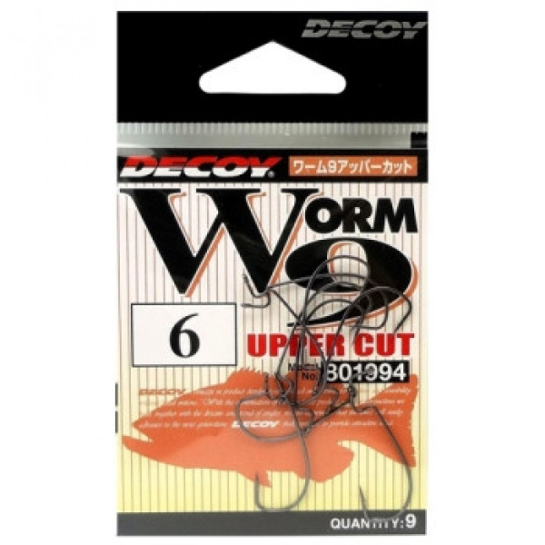 Гачок Decoy Worm9 Upper Cut #6 (9 шт/уп)